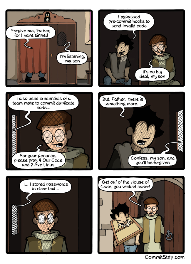 CommitStrip clear text passwords